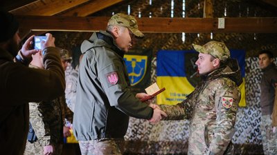 Черкаські військовослужбовці зі 118 окремої бригади ТрО отримали нагороди
