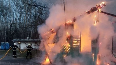 Пожежа в дачному кооперативі в Запорізькому районі
