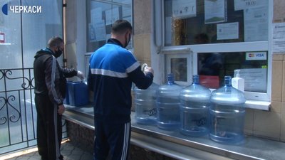 Павільйон Черкасиводоканалу дезінфікують двічі на день Павільйон Черкасиводоканалу дезінфікують двічі на день