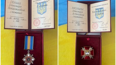 На Полтавщині рідним передали нагороди загиблих воїнів На Полтавщині рідним передали нагороди загиблих воїнів
