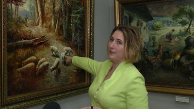 70-річчя Іваненка: рівненський художник презентував "Філософію життя" 70-річчя Іваненка: рівненський художник презентував "Філософію життя"