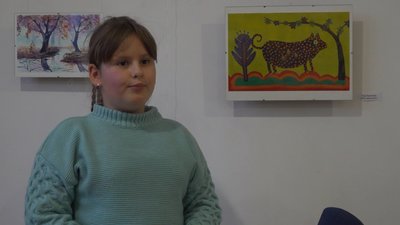 На Тернопільщині в резиденції імені Героя Небесної Сотні відкрили виставку картин На Тернопільщині в резиденції імені Героя Небесної Сотні відкрили виставку картин