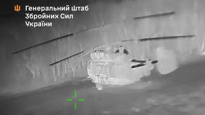 Цієї ночі у Криму українські військові вразили російський вертоліт Ка-27 — Генштаб ЗСУ