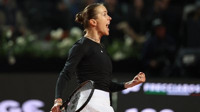 Еліна Світоліна після перемоги над другою ракеткою світу