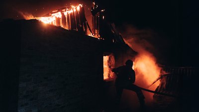 наслідки атаки безпілотників РФ у Чернігівському та Ніжинському районах