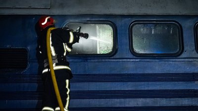 На Хмельниччині горів локомотив: є травмовані На Хмельниччині горів локомотив: є травмовані