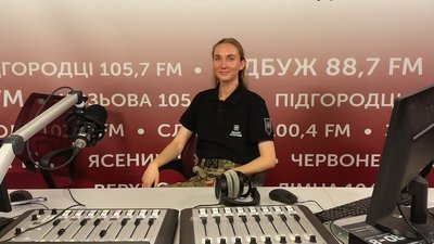 Військовослужбовиця Національної гвардії України