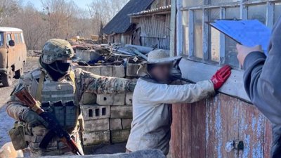 Затримання підозрюваного в розбої