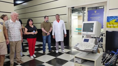 Евакуйована з Сєвєродонецька на Дніпропетровщину лікарня отримала обладнання для діагностики