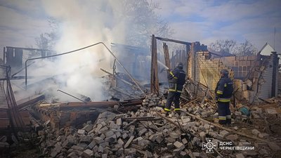 Дитина у важкому стані через атаку росіян по селу на Чернігівщині