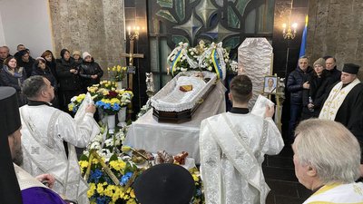 Панахида за  Миколою Ірзайкіним
