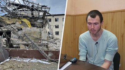 На Харківщині армія РФ обстрілювала село, в якому залишилися тяжкопоранені російські військові — полонений