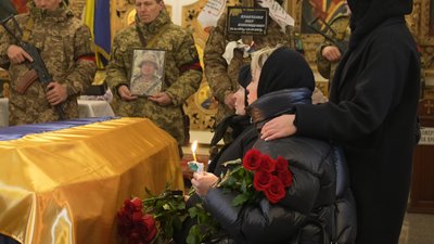 Прощання з полтавцем Олегом Кравченком