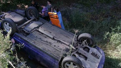 Неподалік Черкас перекинулася автівка. Двох пасажирів ушпиталили