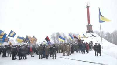 На залізничній колії біля села Пам’ятне вшанували героїв, які 103 роки тому загинули під Крутами
