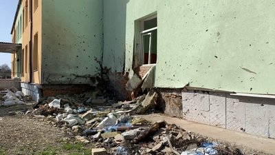 У Новому Бикові на Чернігівщині ремонтують шкільне укриття, в якому жили росіяни У Новому Бикові на Чернігівщині ремонтують шкільне укриття, в якому жили росіяни