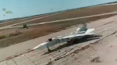 Бійці НГУ Омега знищили російський бомбардувальник Су-24М на аеродромі Саки у Криму