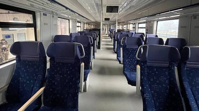Салон потягу "Рахів – Ділове – Валя-Вішеулуй" Салон потягу "Рахів – Ділове – Валя-Вішеулуй"