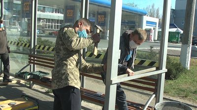 У Центральному районі Миколаєва відновлюють зупинки