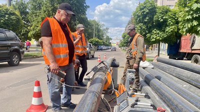 У Житомирі на Лятошинського реконструюють майже пів кілометра водопровідної мережі У Житомирі на Лятошинського реконструюють майже пів кілометра водопровідної мережі