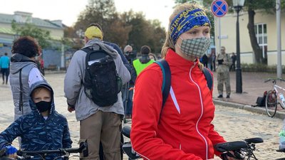 У Києві до Дня козацтва організували велопробіг У Києві до Дня козацтва організували велопробіг