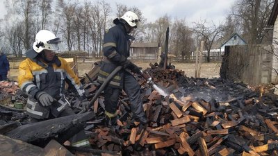 На Житомирщині ліквідували пожежу у господарчій будівлі На Житомирщині ліквідували пожежу у господарчій будівлі
