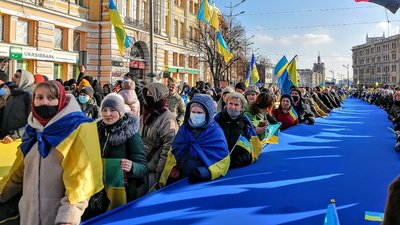 У харківському "Маршу єдності" взяли участь понад п'ять тисяч містян