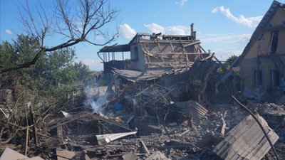 Наслідки удару РФ КАБами по Запоріжжю, 11 липня 2026 року