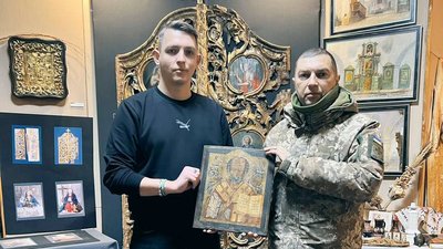 Ікона з Донеччини, Юрій Велінець, Нововолинський музей