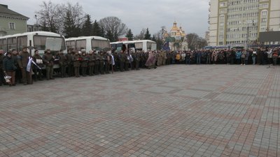 У Рівному попрощались з загиблими внаслідок авіаудару на телевежу У Рівному попрощались з загиблими внаслідок авіаудару на телевежу