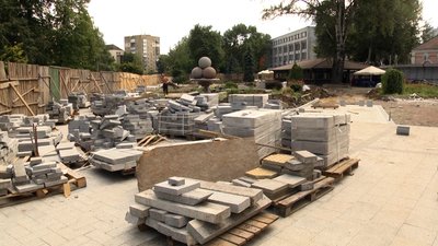 Ремонт Нового бульвару в Житомирі затягується ще на два місяці
