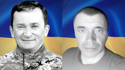 Полеглі військові Андрій Сумцов та Микола Козуб