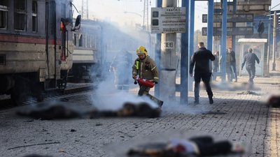Наслідки удару РФ по залізничному вокзалу у Дніпрі, 29 жовтня 2026 року