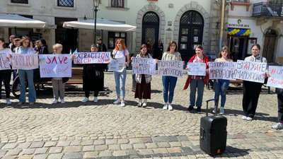 Акція на підтримку Маріуполя Акція на підтримку Маріуполя