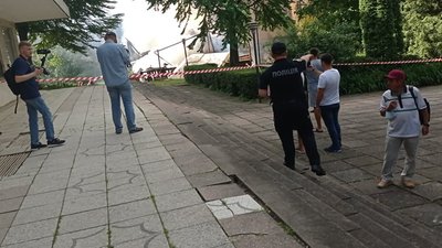 В центрі Тернополя горить бар