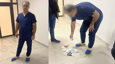 Лікар, якого підозрюють в отриманні хабаря, 20 грудня 2023. Лікар, якого підозрюють в отриманні хабаря, 20 грудня 2023.