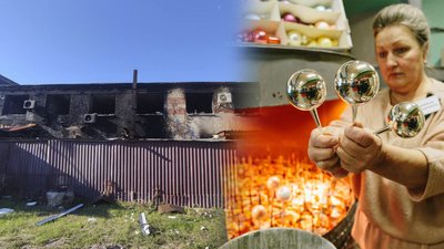 "Одні стіни лишилися": окупанти зруйнували фабрику під Куп'янськом, де протягом 20 років виготовляли ялинкові прикраси