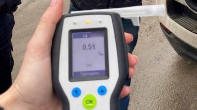 Херсон, патрульна поліція, водій напідпитку