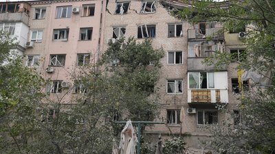 Херсон, авіаудар, будинок