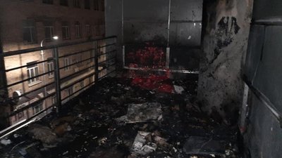 Рятувальники показали наслідки пожежі у новому ТРЦ в Харкові Рятувальники показали наслідки пожежі у новому ТРЦ в Харкові