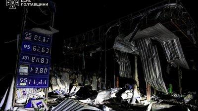 В Опішнянській громаді внаслідок атаки зруйновані АЗС та пошкоджені приватні будинки