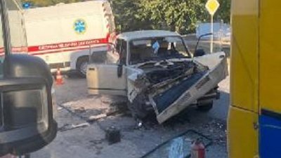 На Херсонщині сталась ДТП за участі рейсового автобусу
