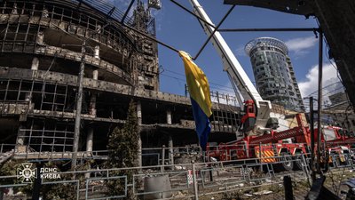 Наслідки обстрілу РФ Києва 24 травня 2026 року