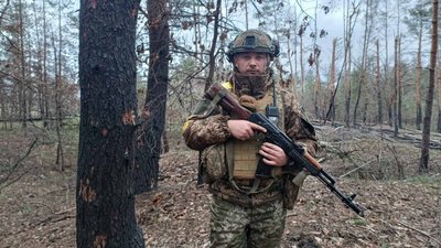 Андрій Штанько під час служби в ЗСУ