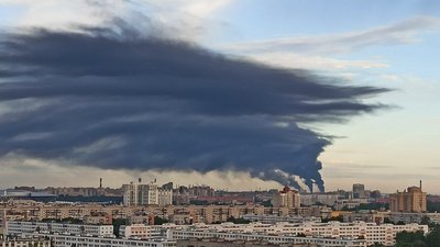 Пожежа на нафтовому терміналі у Санкт-Петербурзі