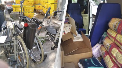 Продукти, одяг, рятувальне обладнання – 20 тонн гуманітарного вантажу доставили до Житомира з Німеччини