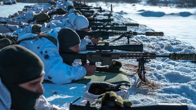 Українські снайпери на навчанні