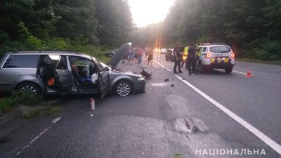 На Мукачівщині трапилася аварія за участі чотирьох авто. Є травмовані