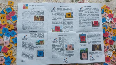 Діти вклеювали мітки у буклети Діти вклеювали мітки у буклети