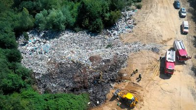 За добу на Закарпатті ліквідували дві пожежі на сміттєзвалищах
